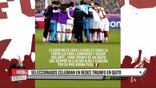 Así celebraron los jugadores de la Selección peruana en sus redes sociales [VIDEO]