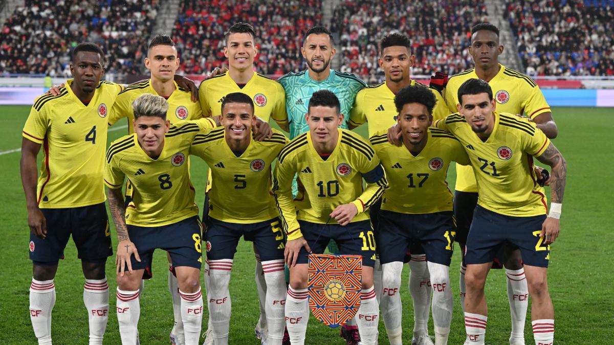 Jugadores de la selección colombia