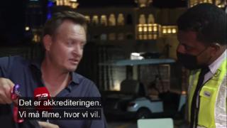Prensa danesa fue atacada en transmisión y la organización de Qatar 2022 pide disculpas