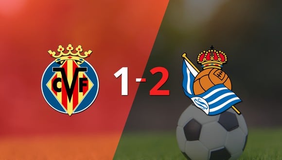 A Real Sociedad le alcanzó con un gol para vencer por 2 a 1 a Villarreal