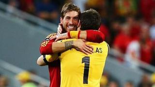 "Es un placer que me hayas superado": la felicitación de Casillas a Ramos por su récord con España