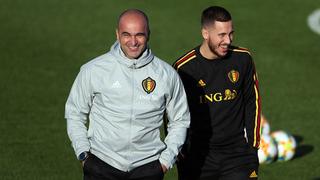 ''Hazard puede liderar cualquier proyecto'': DT de Bélgica advierte al Real Madrid sobre su fichaje