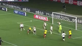 Santos Borré hizo gol de ‘chalaca’: así le ganó Colombia a Japón en Osaka [VIDEO]