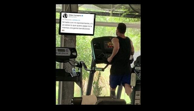 Los mejores memes de Lionel Messi entrenando viéndose a sí mismo.