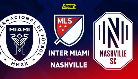 Inter Miami vs. Nashville chocan en partido por la temporada regular de la MLS.