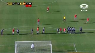 El Nacional de Santiago se quedó ‘mudo’: Guerrero casi marca el 1-0 del U. de Chile vs Internacional de tiro libre [VIDEO]