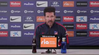 Simeone: “Contundencia, equilibrio y hacer un gran partido”