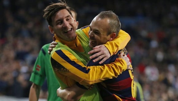 Lionel Messi y Andrés Iniesta ganaron juntos con el Barcelona 64 títulos. (Foto: AFP)