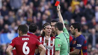 Atlético de Madrid: Filipe Luis fue sancionado por agredir a Lionel Messi