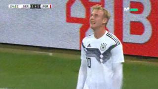 Duró poco la alegría: Julian Brandt marcó para Alemania tras error en salida de la blanquirroja [VIDEO]
