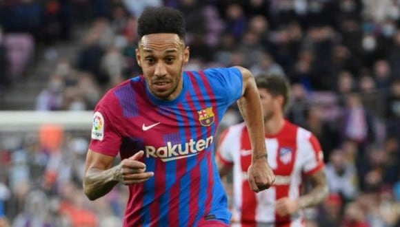 Aubameyang llegó a Barcelona esta temporada 2022. (Foto: AFP)