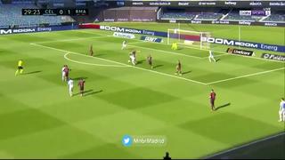 Se equivocó y pagó: error de Tapia y Benzema hizo el 2-0 de Real Madrid vs. Celta [VIDEO]