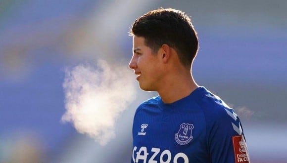 James Rodríguez llegó a Everton en la temporada 2020. (Foto: Reuters)