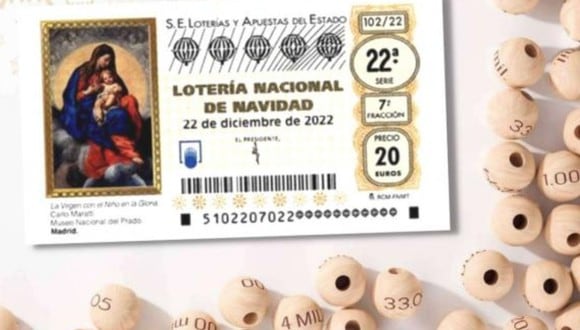 El Sorteo Extraordinario de Lotería de Navidad se realizará el 22 de diciembre de 2022, donde anunciarán a los ganadores de los premios millonarios (Foto: Lotería de Navidad)