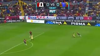 ¡Una almohada para esa defensa! El gol del América tras aprovechar los errores del Atlas en Jalisco [VIDEO]