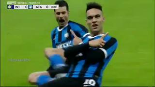 Dupla letal: Lautaro Martínez volvió a anotar con el Inter tras un pase de Lukaku por la Serie A de Italia [VIDEO]