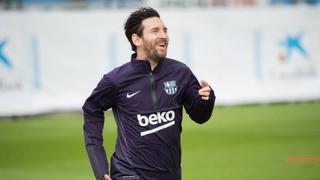 ¡Es pura felicidad! Leo Messi volvió a los entrenamientos y reaparecería ante el Atlético de Madrid