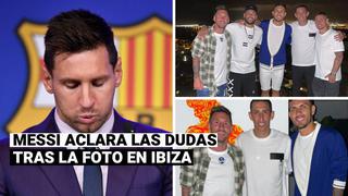Lionel Messi sobre la foto con futbolistas del PSG: “Fue todo una casualidad”