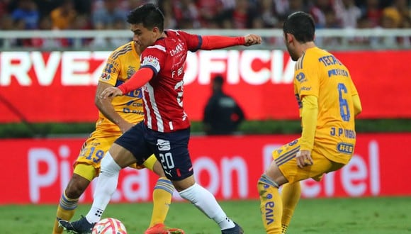 Chivas vs. Tigres UANL en partido por fecha 9 del Torneo Apertura 2022 de Liga MX. (Foto: @chivas)