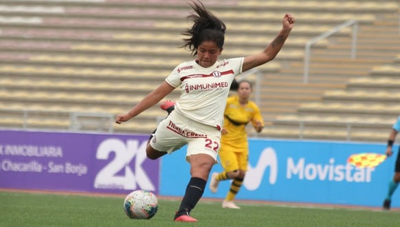 Milena Tomaycosa es el refuerzo de Universitario de Deportes para la Liga Femenina 2021 (Foto: Liga Femenina)
