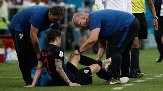 ¿Se acabó el Mundial? Sime Vrsaljko sufrió esguince y quedó descartado ante Inglaterra