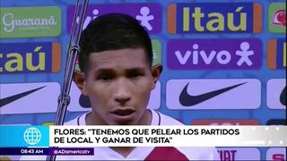 Edison Flores tras la derrota ante Brasil: “Tenemos que pelear los partitos de local y ganar de visita”