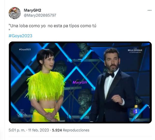 Premios Goya (Foto: Twitter)