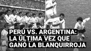 Perú vs. Argentina: la última vez que la Blanquirroja derrotó a la Albiceleste por Eliminatorias
