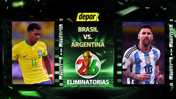 Argentina y Brasil juegan por la fecha 6 de las Eliminatorias 2026. (Video: CONMEBOL)