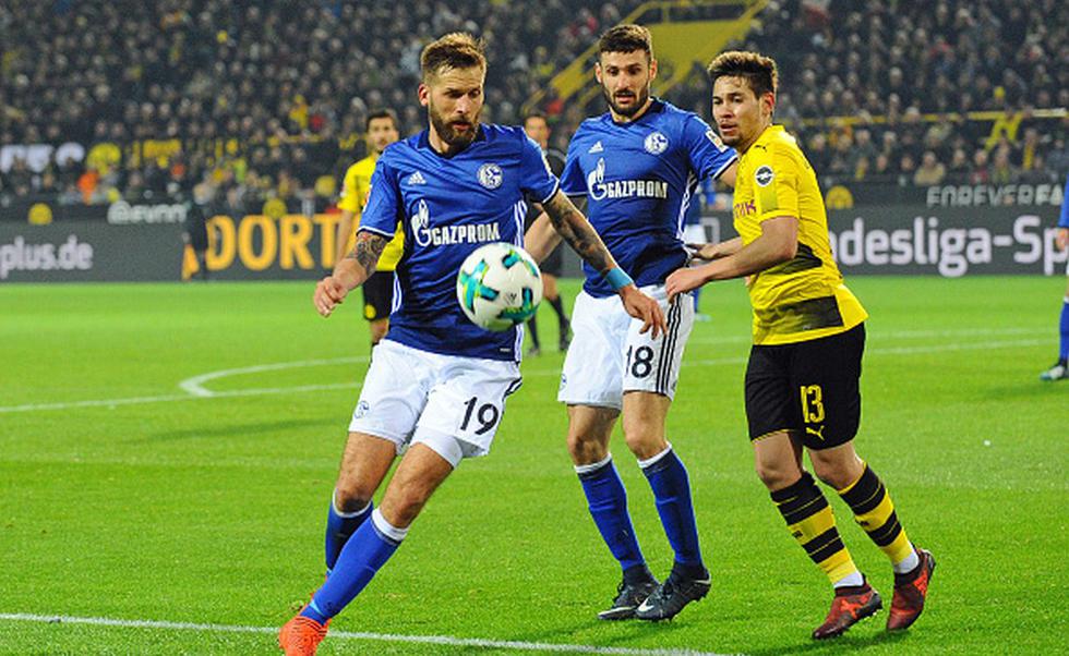9- Borussia Dortmund vs Schalke. (Getty)