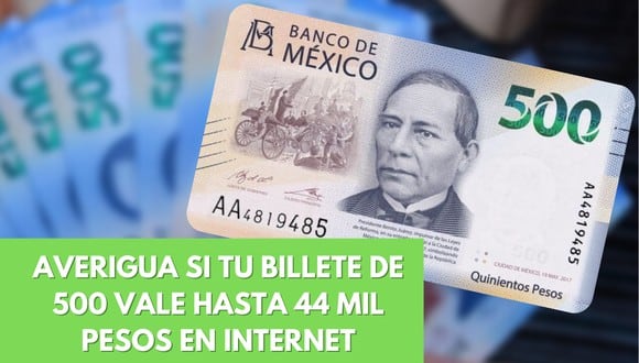 Un video viral muestra cómo un billete de quinientos pesos mexicanos muy especial se ha convertido en el objeto del deseo de los coleccionistas de la numística. | Crédito: Notimex / travesiasdigital.com