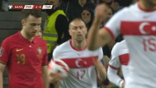 Gol de Yilmaz para el 2-1 de Portugal vs. Turquía por Eliminatorias Qatar 2022 