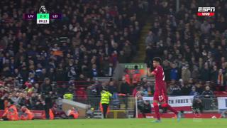 Con el respaldo de Anfield: Luis Díaz fue ovacionado al ser sustituido en Liverpool vs. Leicester