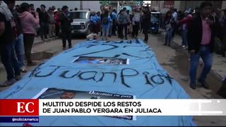 Juan Pablo Vergara: lágrimas de dolor y cánticos en emotiva despedida en Juliaca 