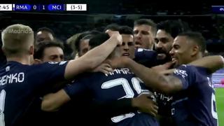 Silenció al Bernabéu: gol de Riyad Mahrez para el 1-0 del City vs. Real Madrid [VIDEO]