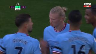 Es imparable: gol de Haaland para el 2-0 del Manchester City vs. Wolves [VIDEO]