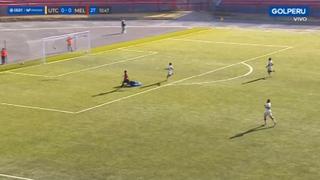 Bernardo Cuesta falló un gol de manera increíble en el Torneo Clausura [VIDEO]