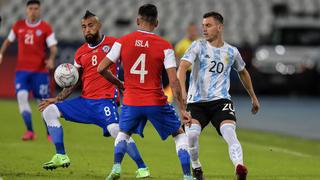 Argentina no pudo superar a Chile y empató 1-1 en su debut por Copa América