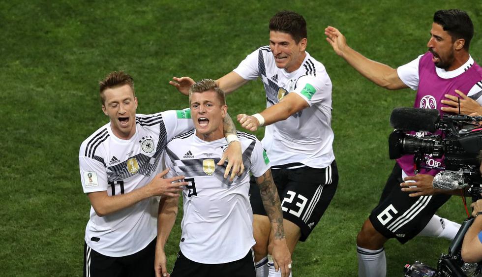 Toni Kroos anotó golazo para Alemania. (Getty Images)