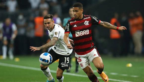 Flamengo venció 2-0 a Corinthians por la Copa Libertadores 2022. (Foto: Getty Images)