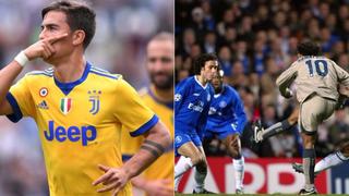 ¿Igual que Ronaldinho? soberbia definición de Dybala que ya comparan con el gol del brasileño al Chelsea