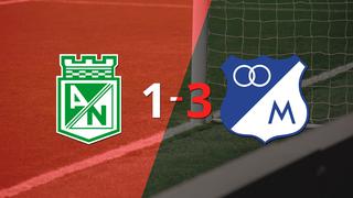 Millonarios gana 3-1 a At. Nacional con doblete de Jader Valencia