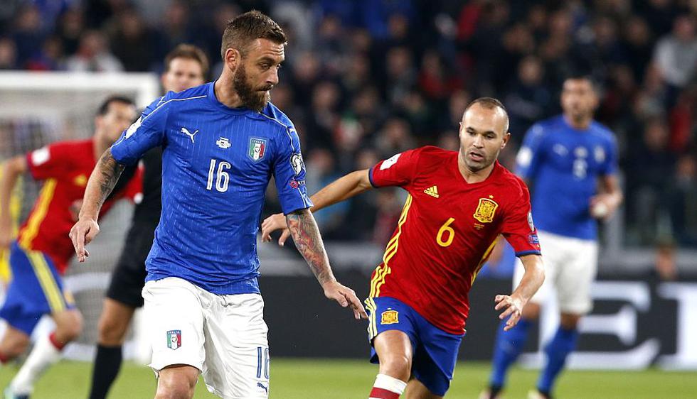 Italia y España se enfrentaron el partidazo por Eliminatorias Rusia 2018. (Agencias)