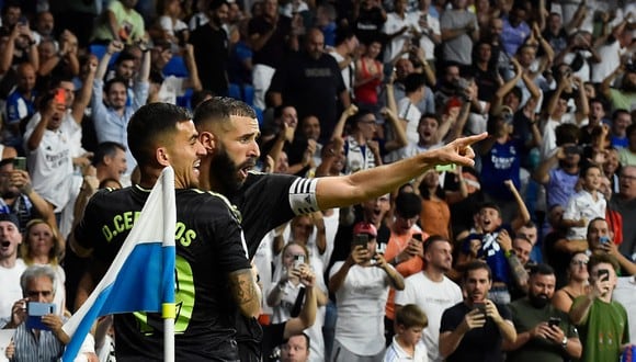 Karim Benzema volvió a ser figura en el triunfo de Real Madrid ante Espanyol. (Foto: AFP)