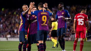 Empate amargo: Barcelona igualó 2-2 contra Girona por la quinta jornada de la Liga Santander 2018