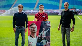 Ya es del Chelsea: Timo Werner recibió un merecido homenaje por la directiva del RB Leipzig