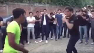 Esto pasa cuando un practicante de MMA es desafiado por un peleador callejero [VIDEO]