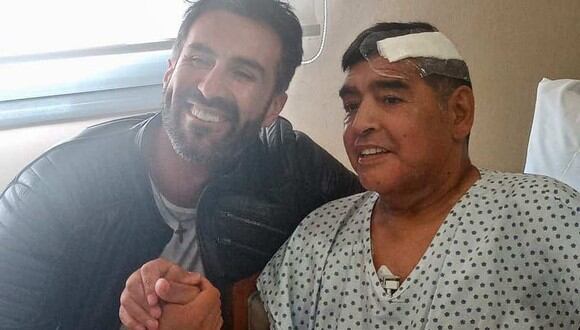 Así luce Diego Maradona después de la operación en la cabeza. (Foto: Instagram)