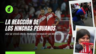 Perú sin Mundial: así fue la reacción de los peruanos en el parque Kennedy en Miraflores