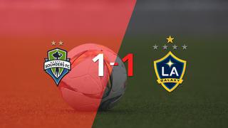 Reparto de puntos en el empate a uno entre Seattle Sounders y LA Galaxy